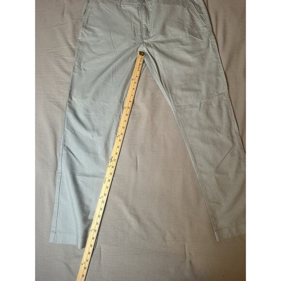 J.Crew Men’s The Driggs Pants Gray 33x30 Straight Slim Fit 100% Cotton - Picture 4 of 8